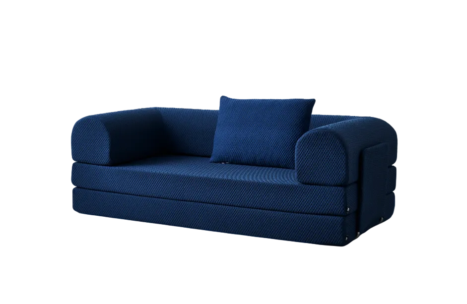 Phaf sofa with plush cushions and modern design, featuring light gray upholstery and sleek wooden legs.