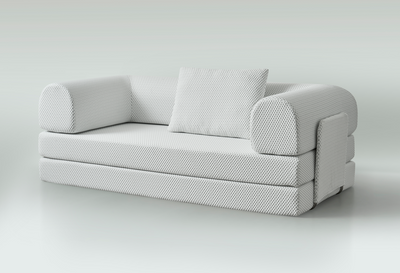 Phaf sofa with modern design, featuring soft fabric upholstery and plush cushions in a stylish living room setting.