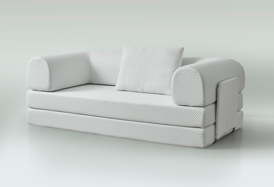Phaf sofa with modern design, featuring soft fabric upholstery and plush cushions in a stylish living room setting.