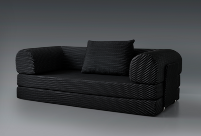 Modern Phaf Sofa with plush fabric upholstery and sleek design, shown in a stylish living room setting.