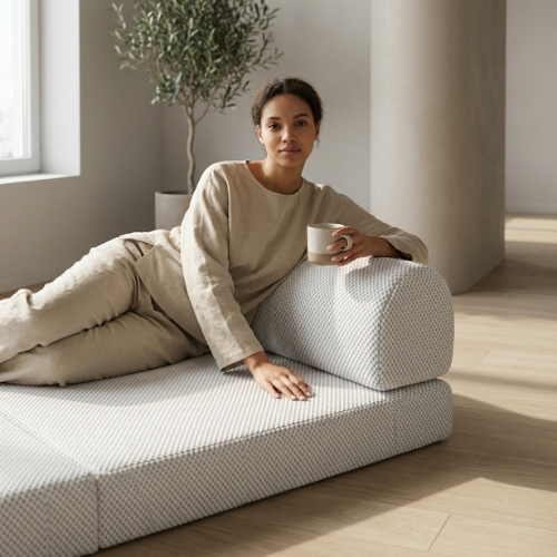 Phaf sofa with plush fabric, featuring a modern design and cushioned seating, ideal for stylish living room decor.