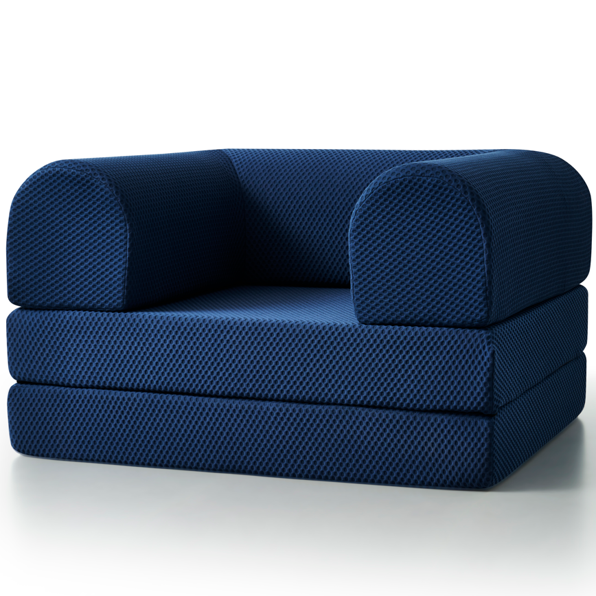 Blue Phaf Single Sofa with sleek design and comfortable upholstery, perfect for modern living spaces.
