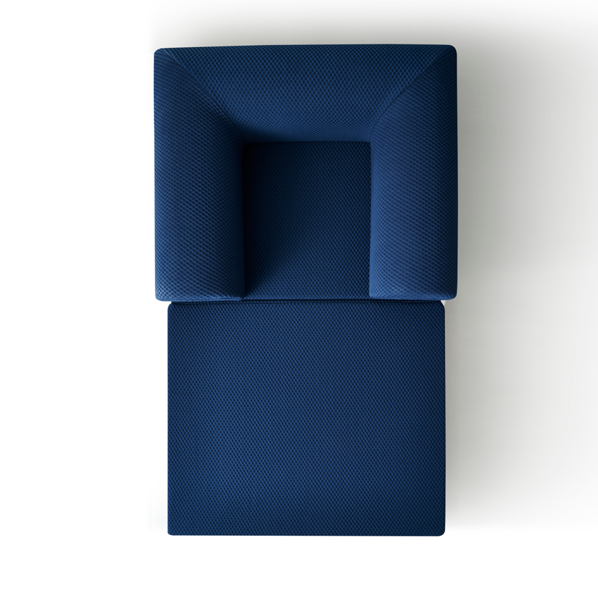 Blue Phaf Single Sofa with sleek design and comfortable upholstery, ideal for modern living spaces