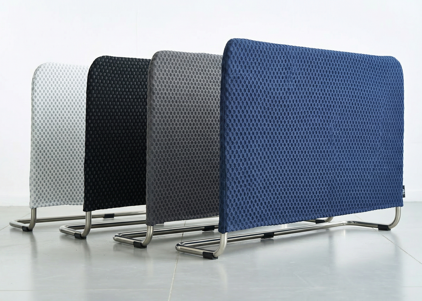 Phaf Supporting Bars lined up diagonally, showcasing sturdy metal construction and sleek design for structural support.