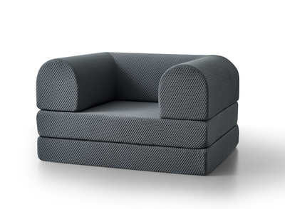 Gray Phaf Single Sofa with plush upholstery and sleek design, perfect for modern living spaces.