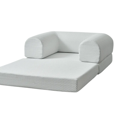 White Phaf Single Sofa with sleek, modern design, featuring a comfortable seat and backrest in a minimalist style.